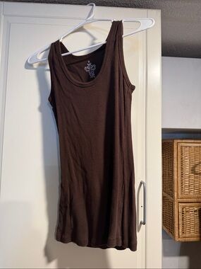 Top pro Brown Ribbed Tank Top size XL 6:5
